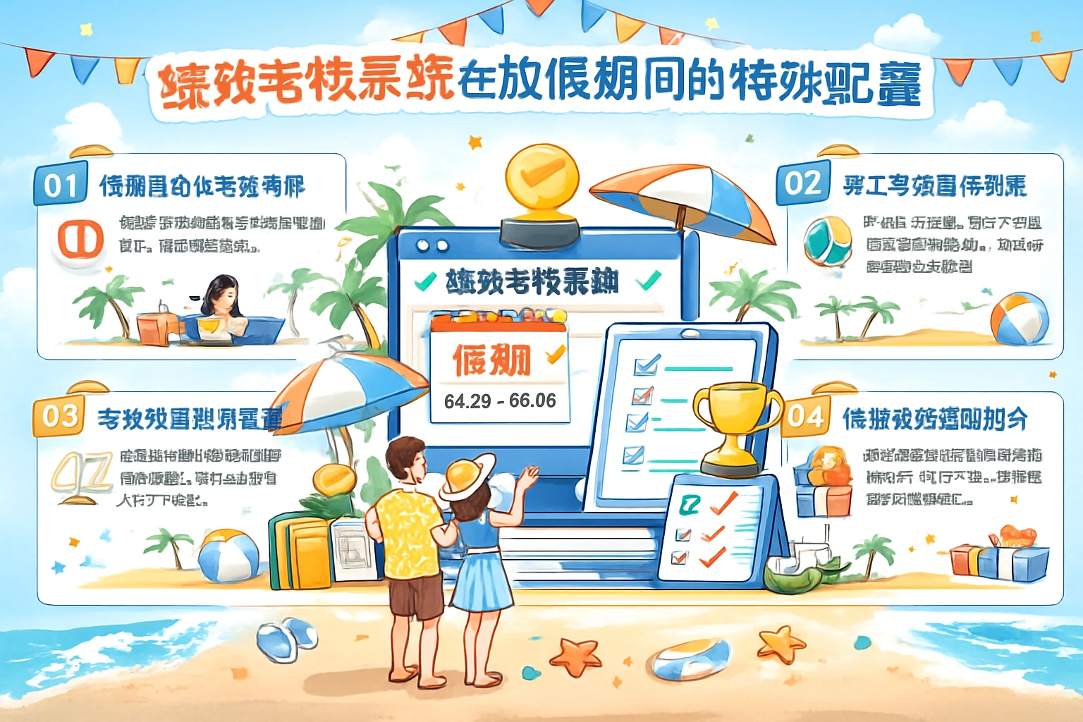 绩效考核系统在放假期间的特殊配置