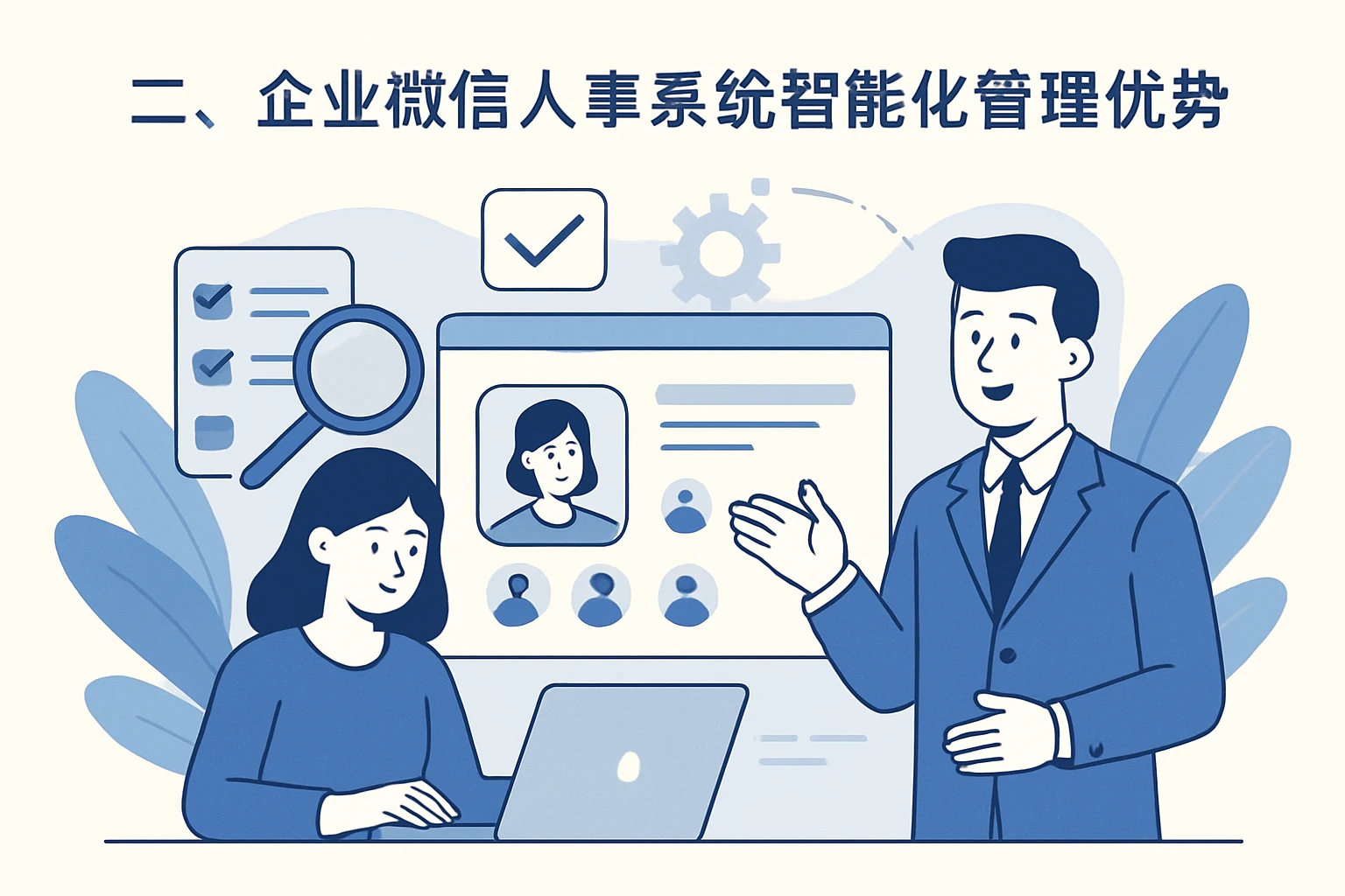 二、企业微信人事系统的智能化管理优势