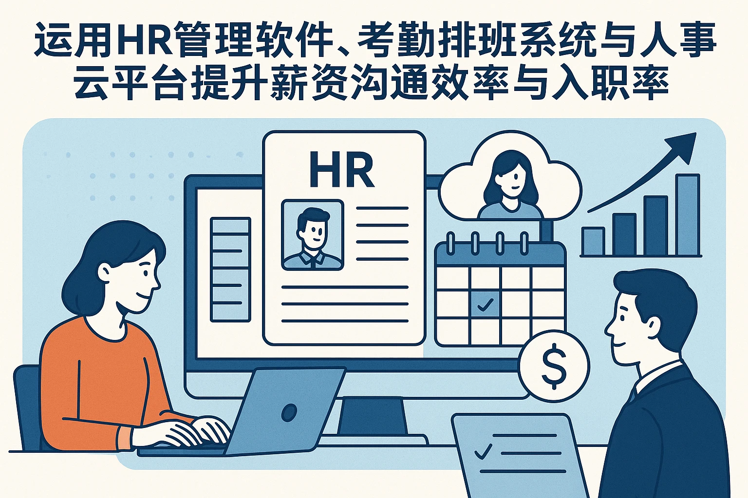 运用HR管理软件、考勤排班系统与人事云平台提升薪资沟通效率与入职率
