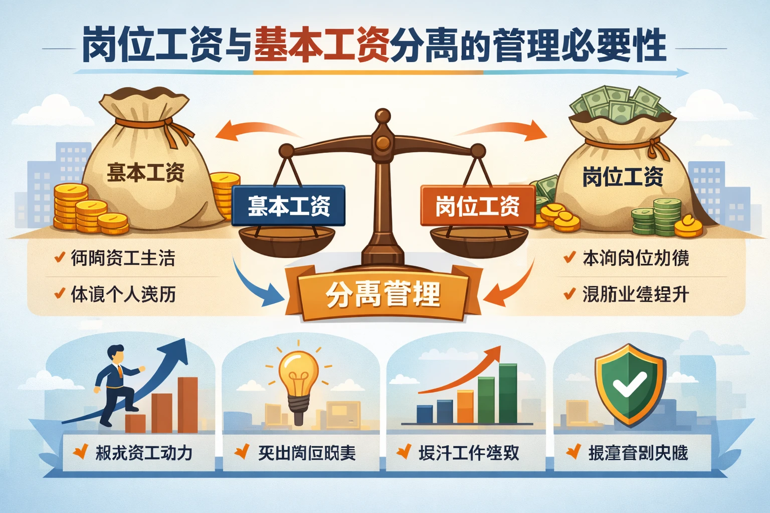 岗位工资与基本工资分离的管理必要性