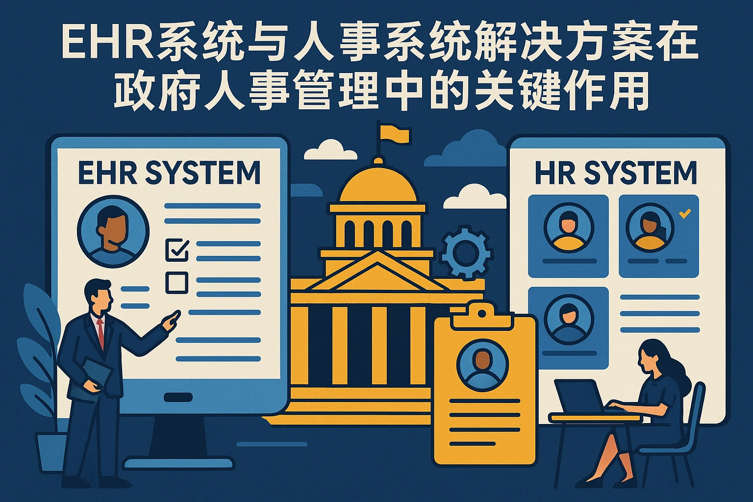 EHR系统与人事系统解决方案在政府人事管理中的关键作用