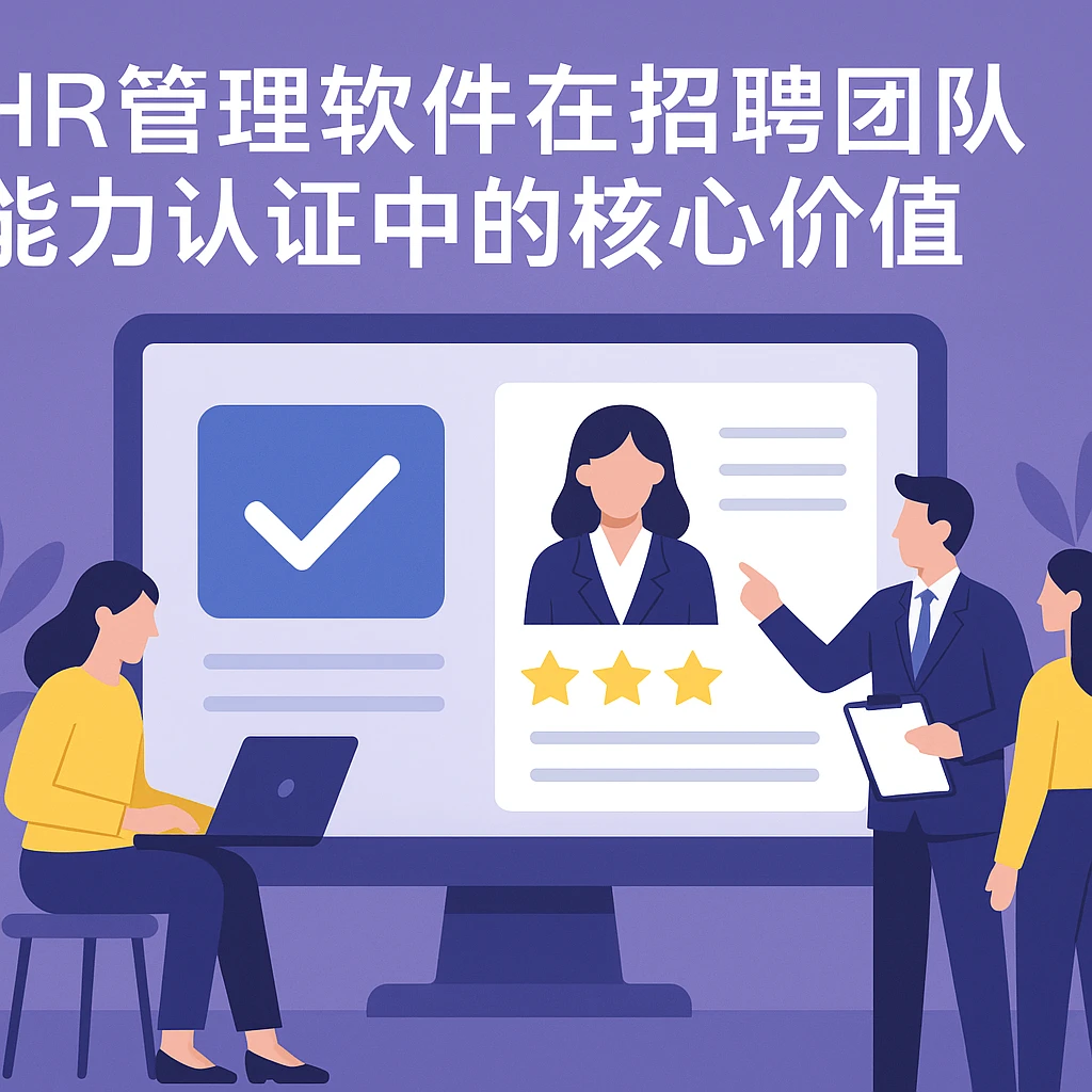 HR管理软件在招聘团队能力认证中的核心价值