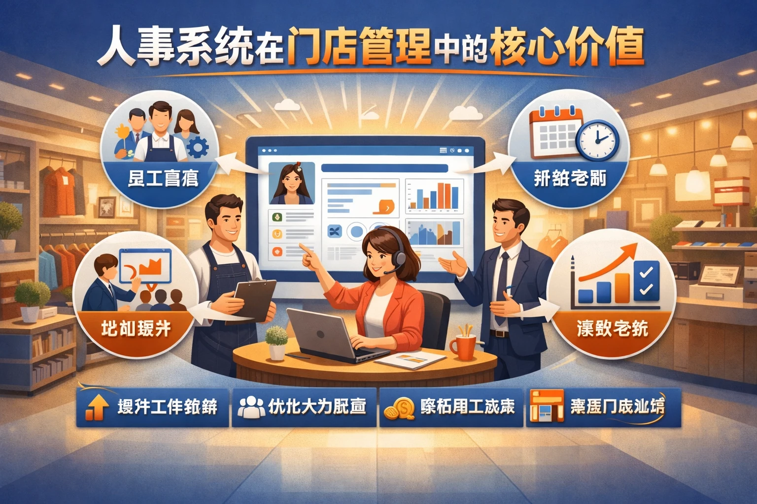 人事系统在门店管理中的核心价值