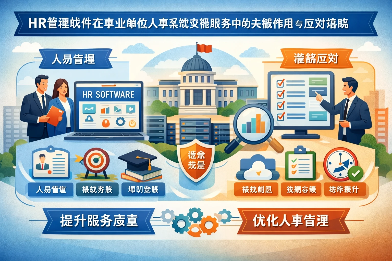HR管理软件在事业单位人事系统实施服务中的关键作用与应对策略