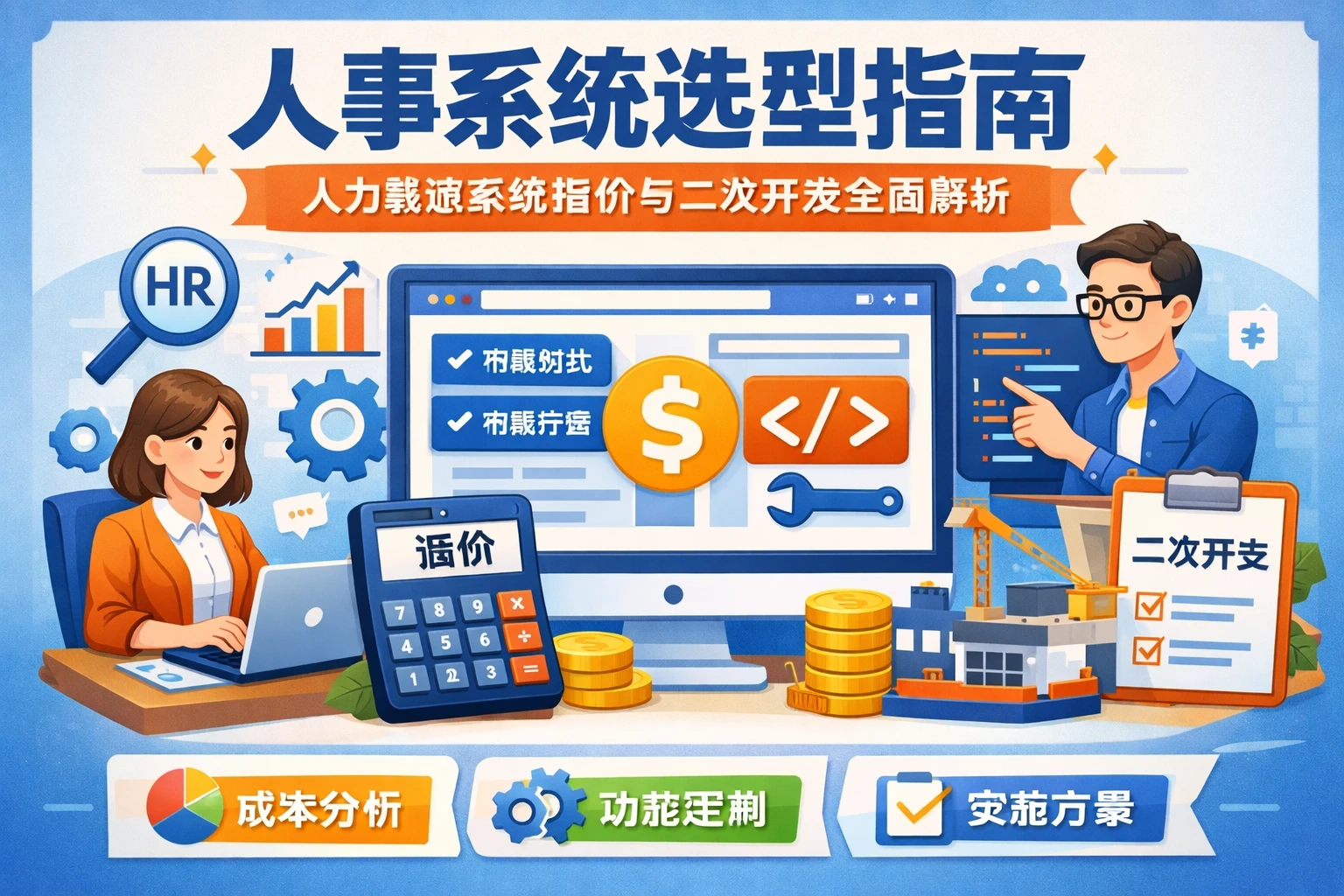 人事系统选型指南：人力资源系统报价与二次开发全面解析