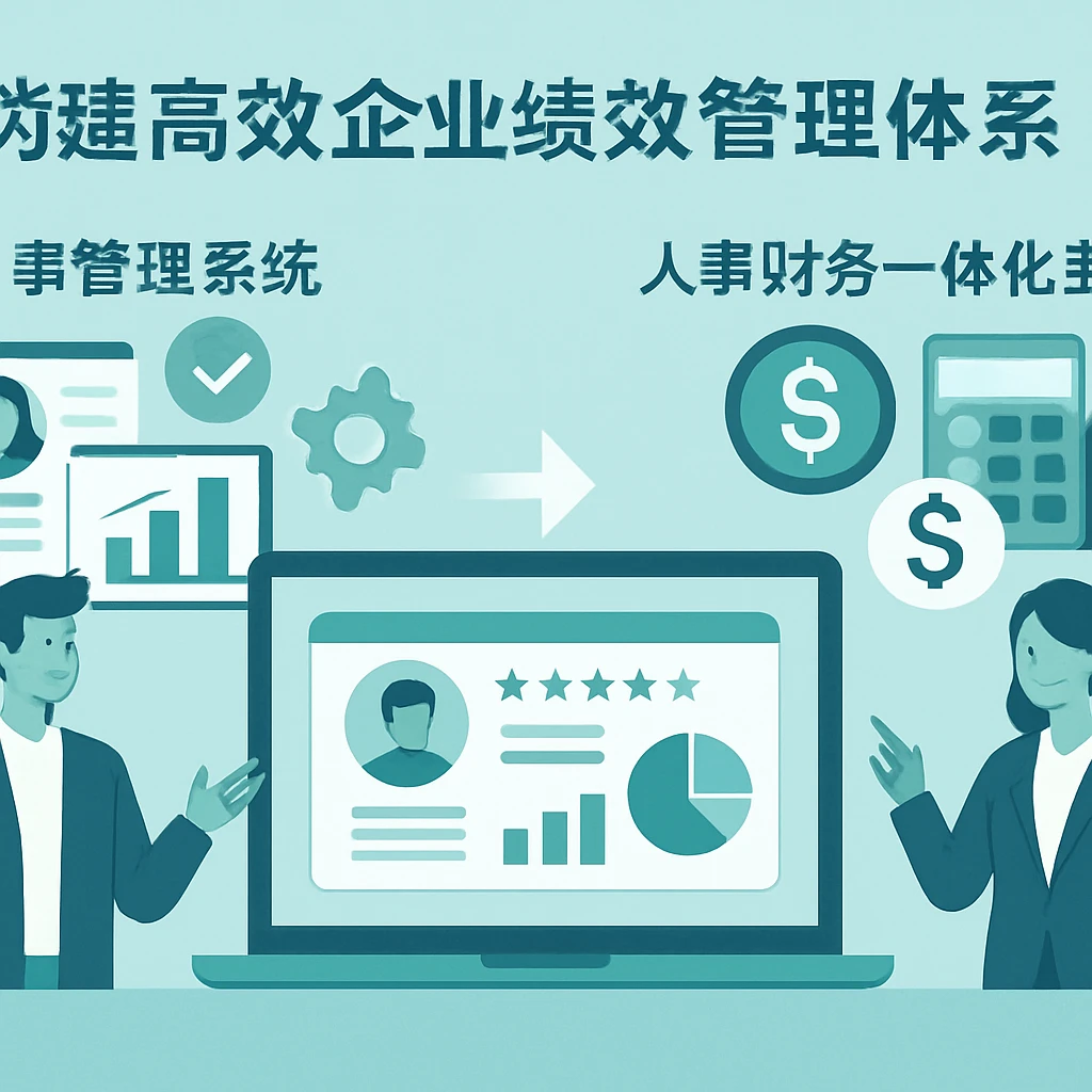 构建高效企业绩效管理体系:人事管理系统与人事财务一体化系统的整合应用