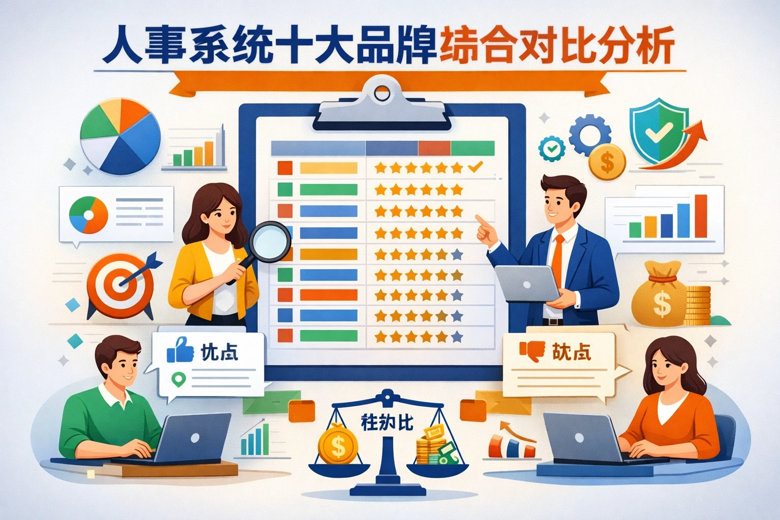 人事系统十大品牌综合对比分析