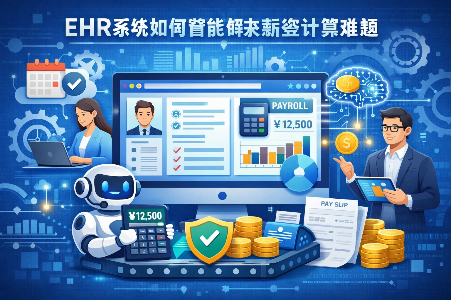 EHR系统如何智能化解决薪资计算难题