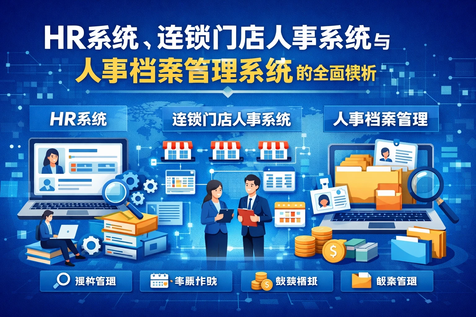 HR系统、连锁门店人事系统与人事档案管理系统的全面解析与应用指南
