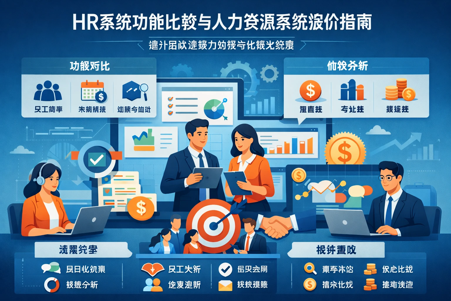 HR系统功能比较与人力资源系统报价指南：提升团队凝聚力的数字化解决方案