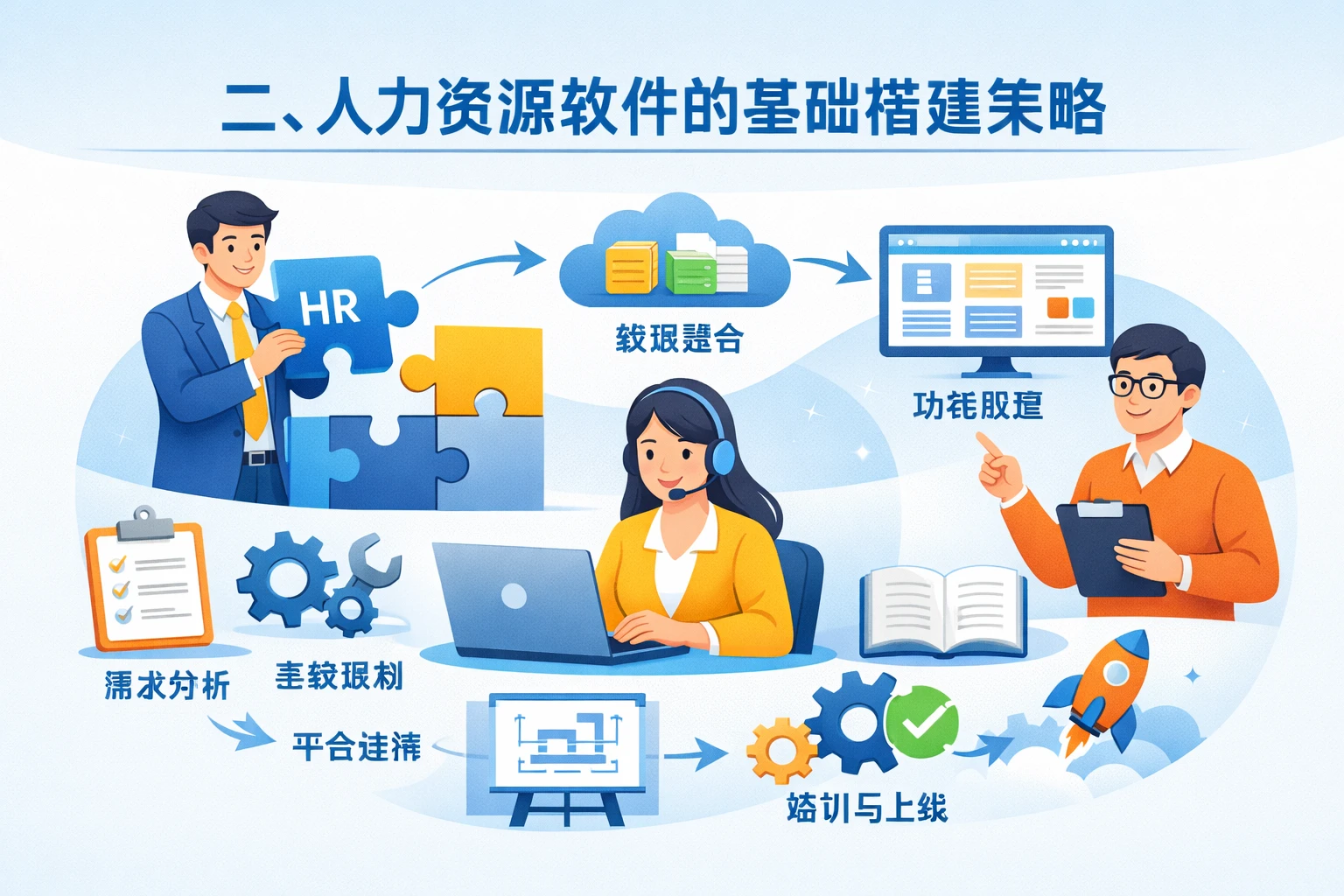 二、人力资源软件的基础搭建策略