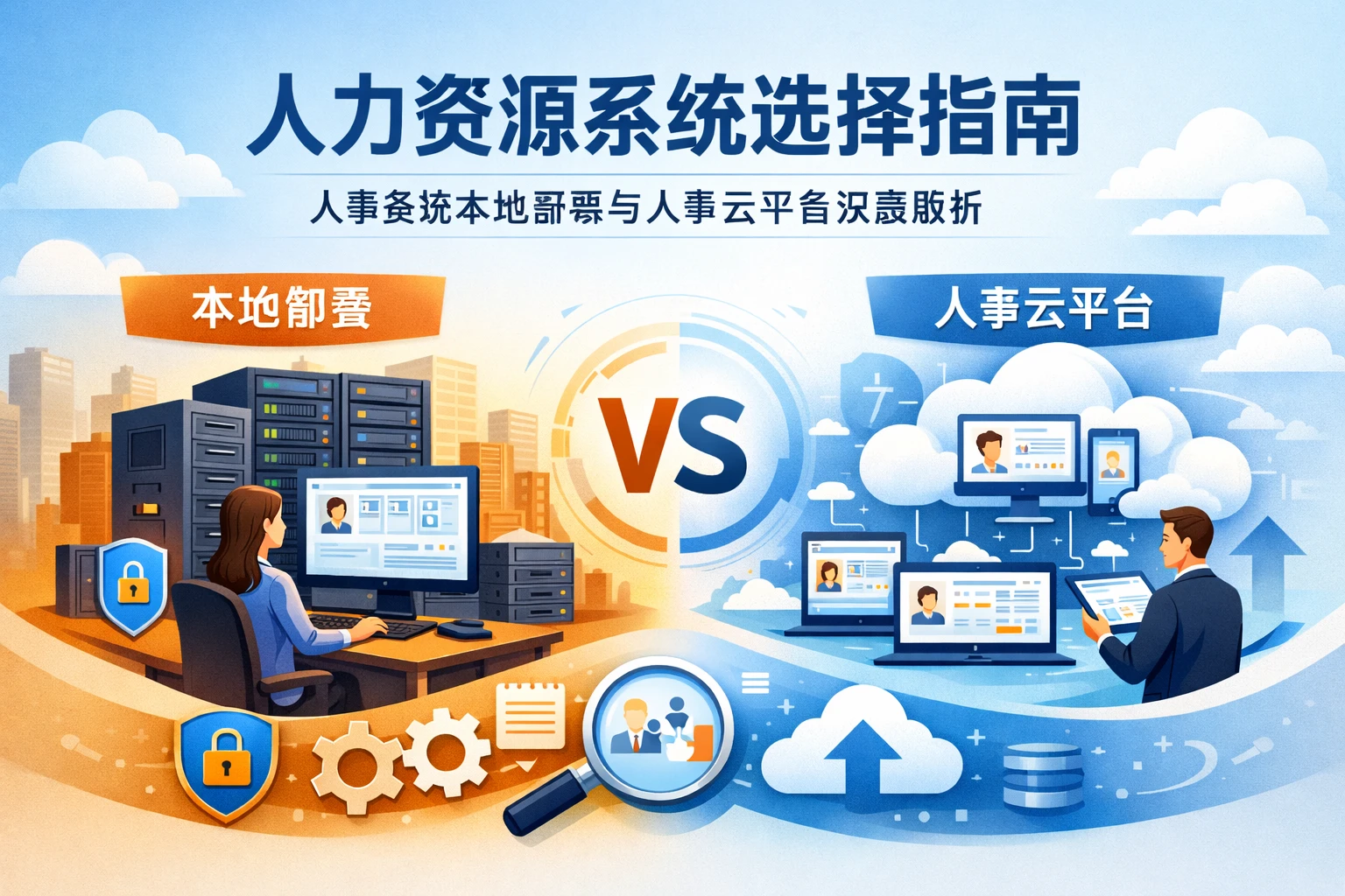 人力资源系统选择指南：人事系统本地部署与人事云平台深度解析