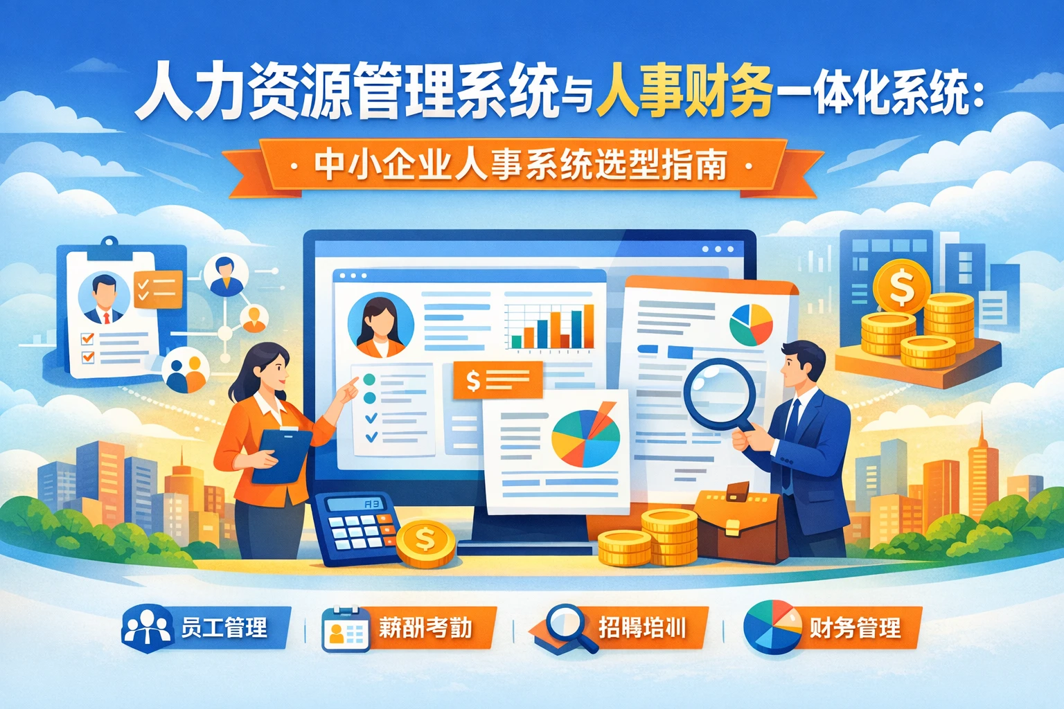 人力资源管理系统与人事财务一体化系统：中小企业人事系统选型指南