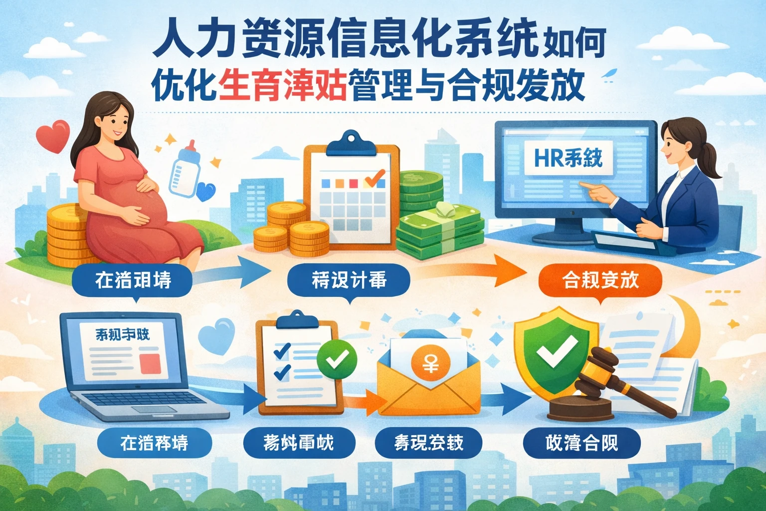 人力资源信息化系统如何优化生育津贴管理与合规发放