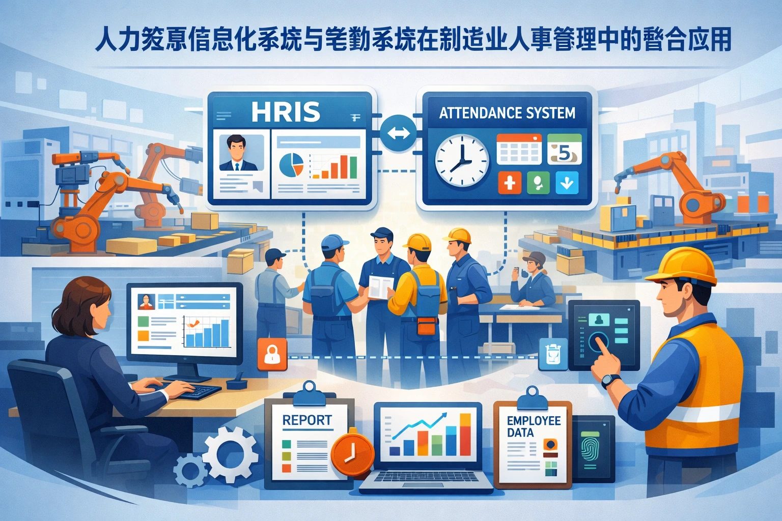 人力资源信息化系统与考勤系统在制造业人事管理中的整合应用