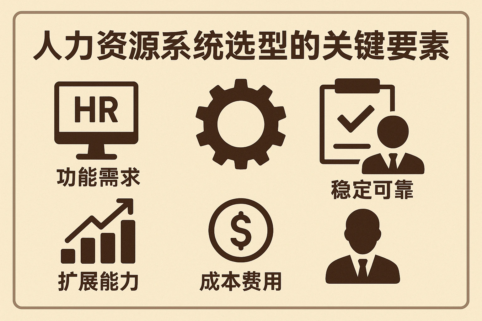人力资源系统选型的关键要素