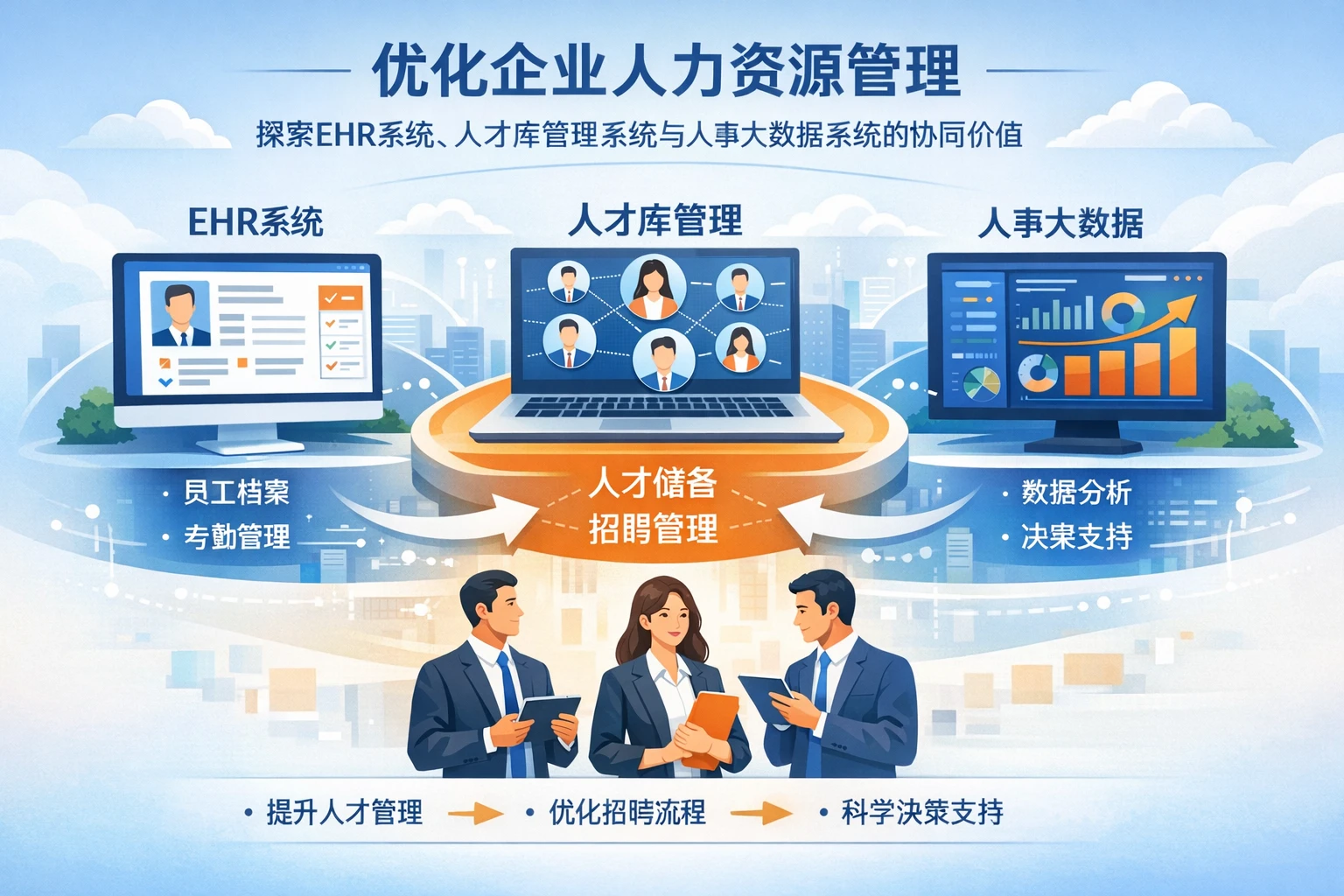 优化企业人力资源管理：探索ehr系统、人才库管理系统与人事大数据系统的协同价值