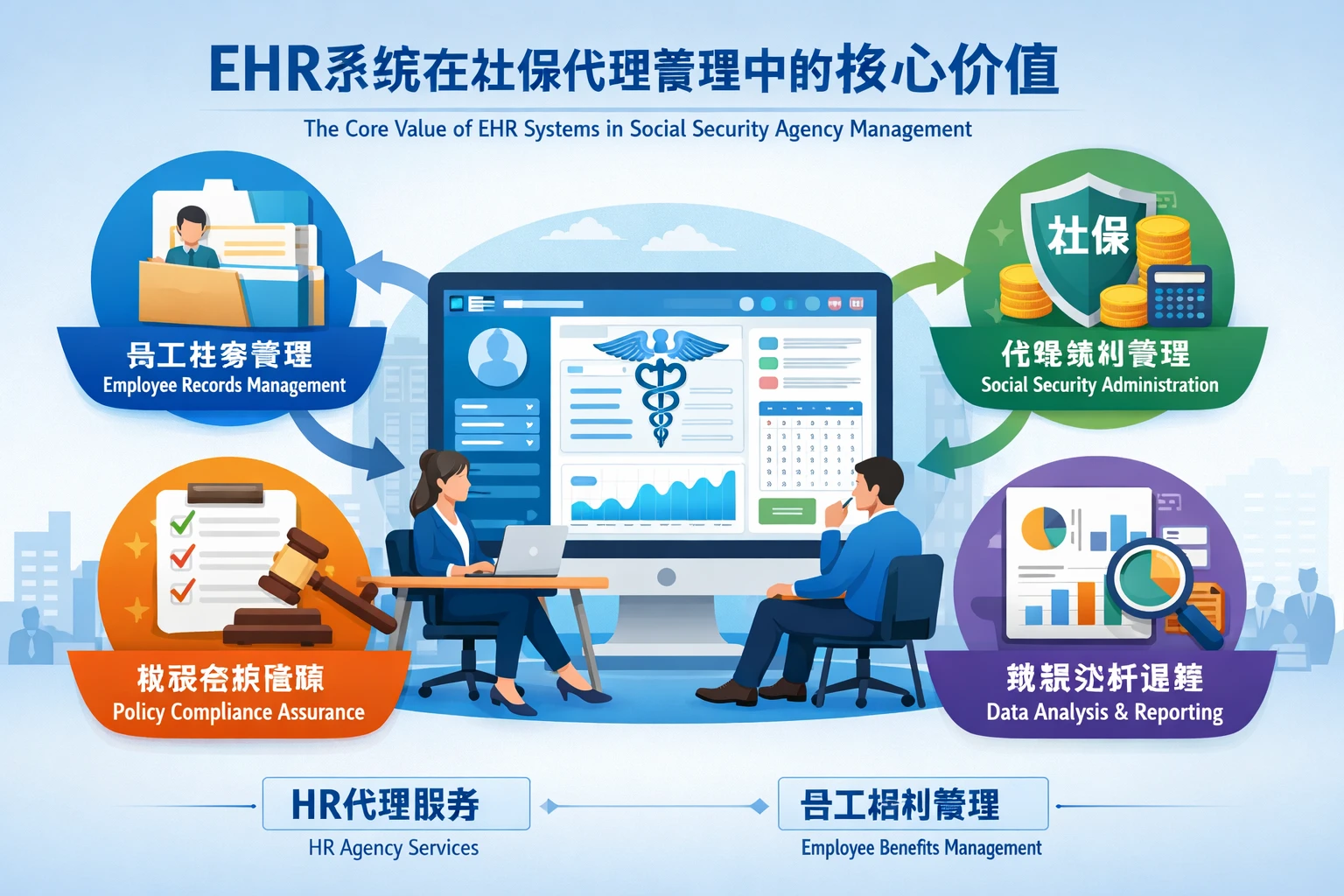 EHR系统在社保代理管理中的核心价值