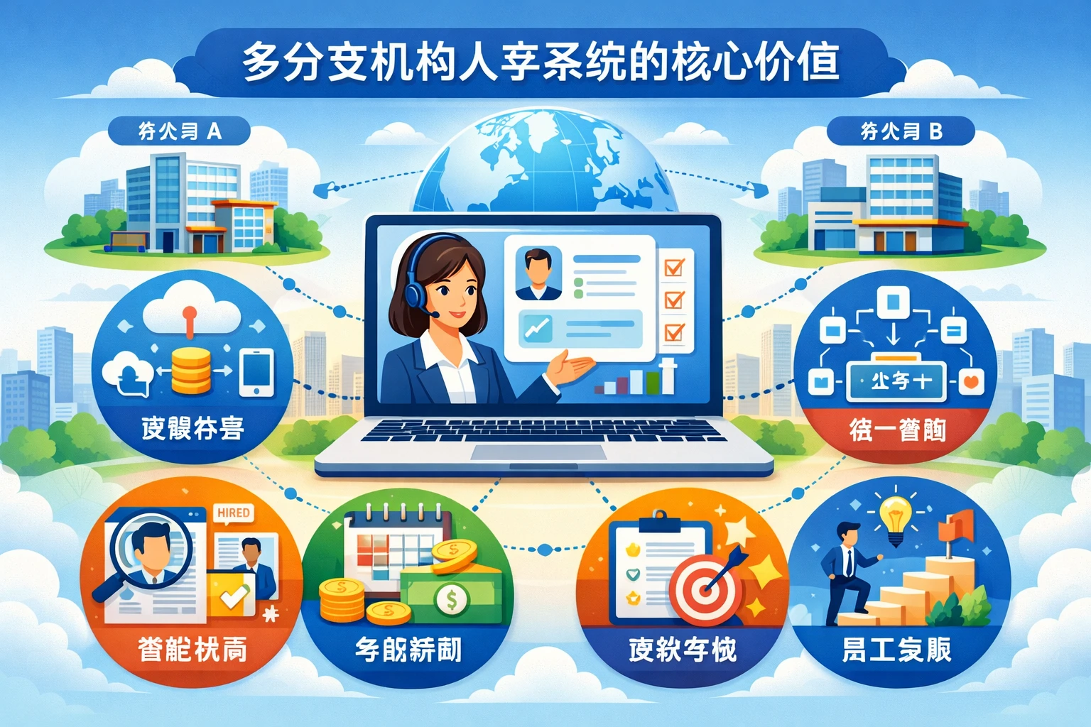 多分支机构人事系统的核心价值