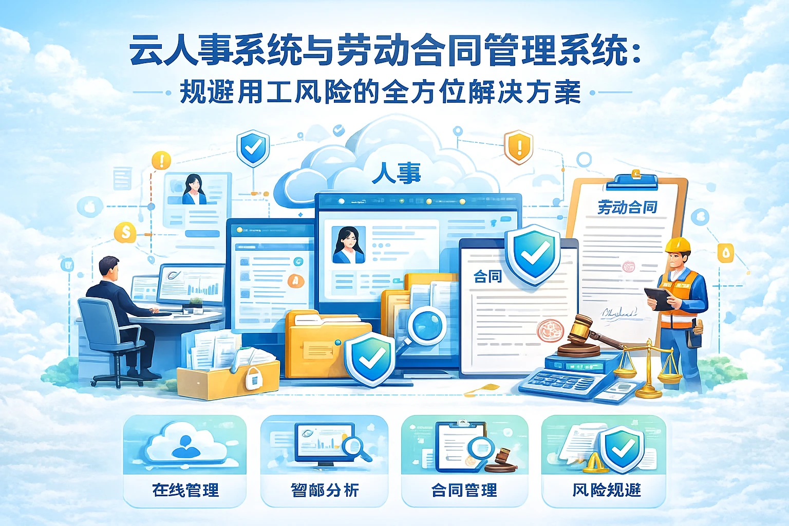 云人事系统与劳动合同管理系统：规避用工风险的全方位解决方案