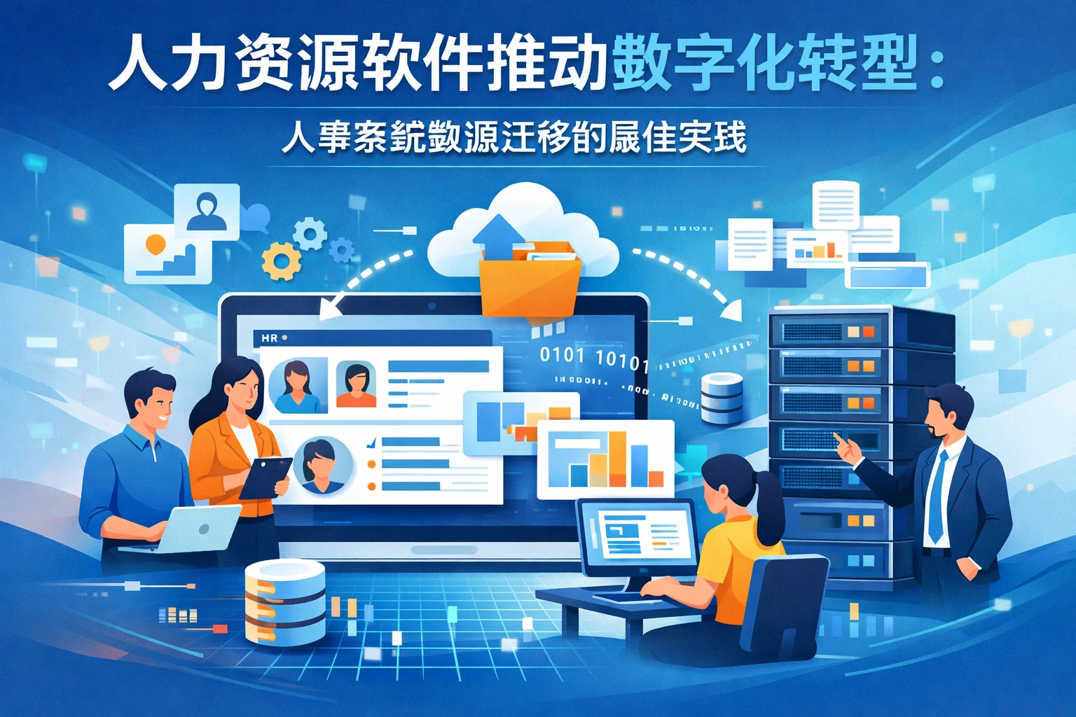人力资源软件推动数字化转型：人事系统数据迁移的最佳实践