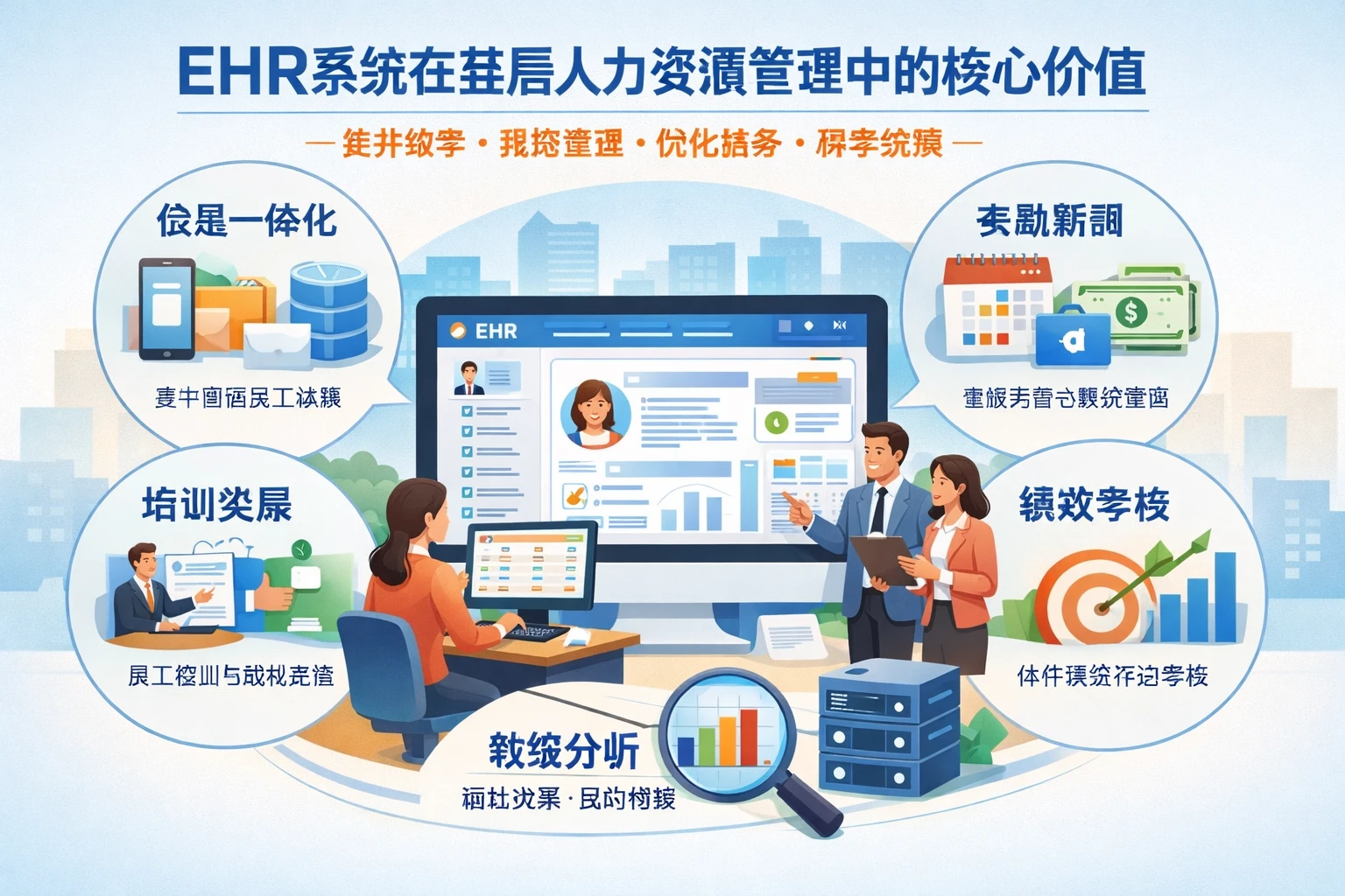 EHR系统在基层人力资源管理中的核心价值