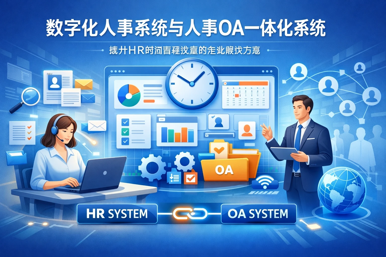 数字化人事系统与人事OA一体化系统：提升HR时间管理效率的专业解决方案