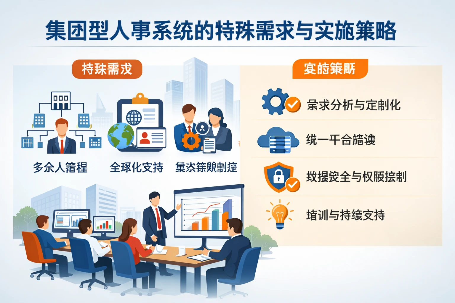 集团型人事系统的特殊需求与实施策略