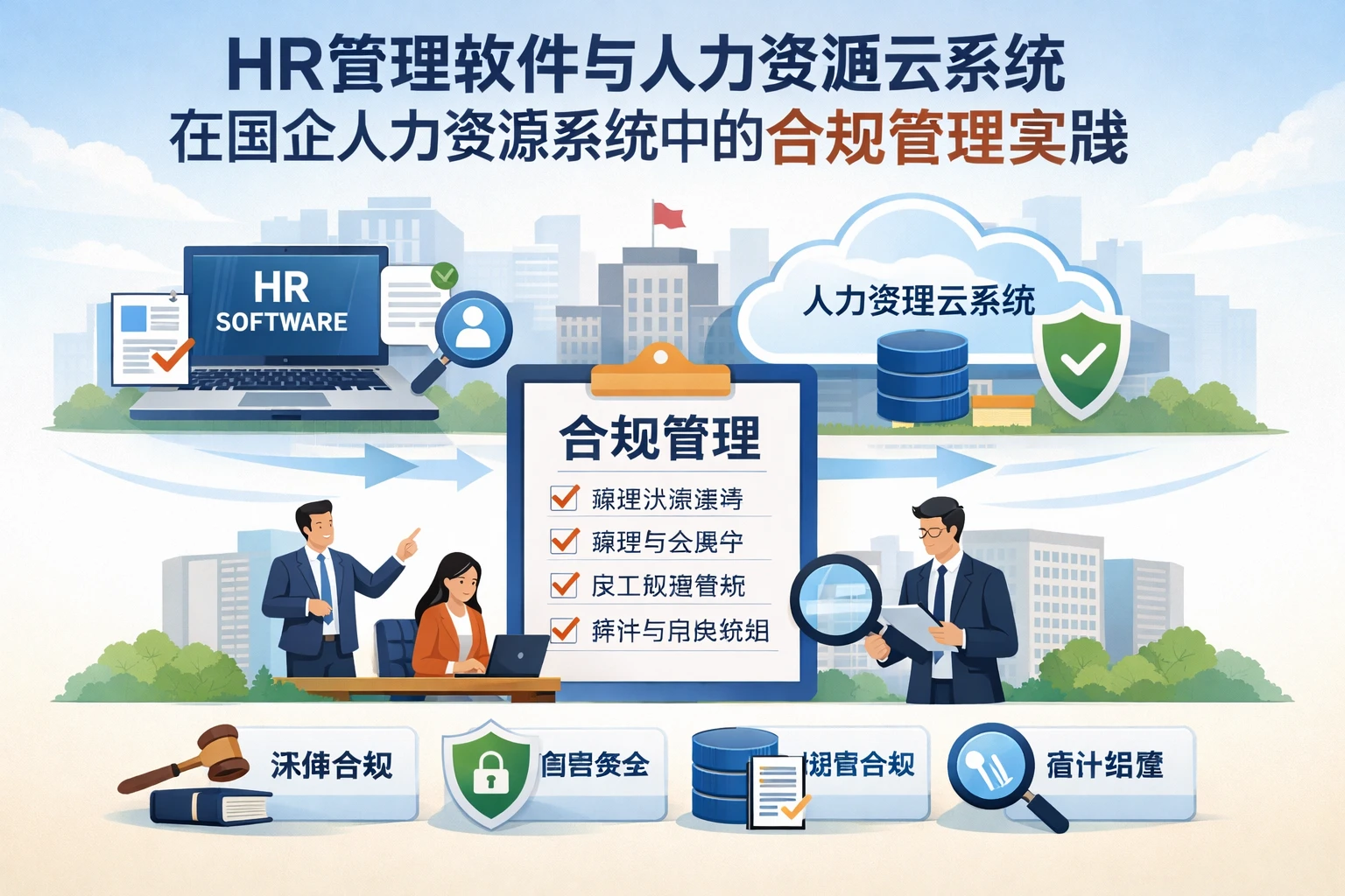 HR管理软件与人力资源云系统在国企人力资源系统中的合规管理实践