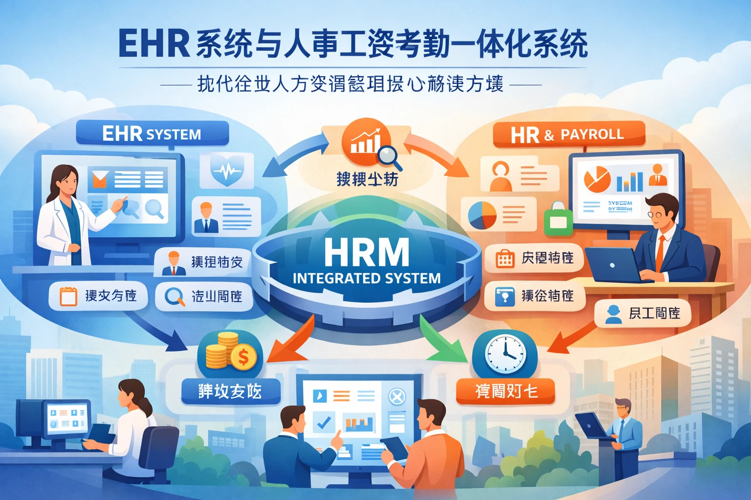 EHR系统与人事工资考勤一体化系统：现代企业人力资源管理的核心解决方案