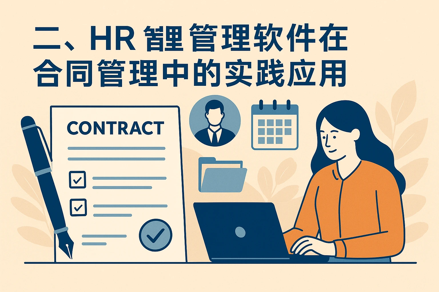 二、HR管理软件在合同管理中的实践应用