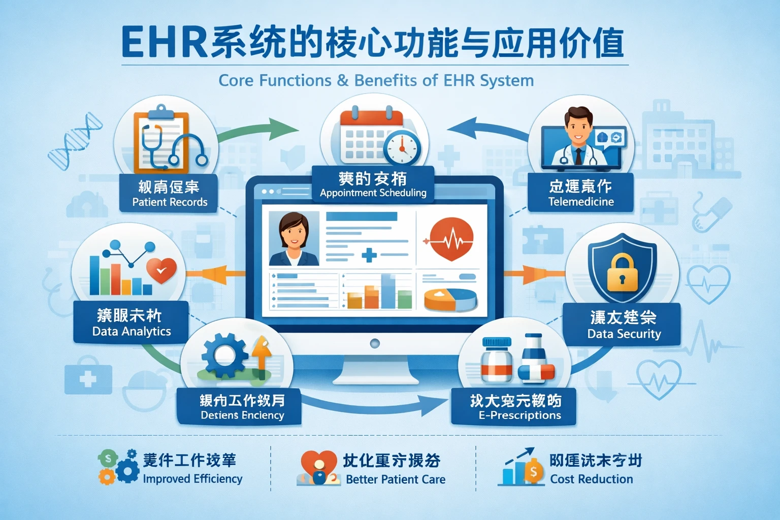 ehr系统的核心功能与应用价值