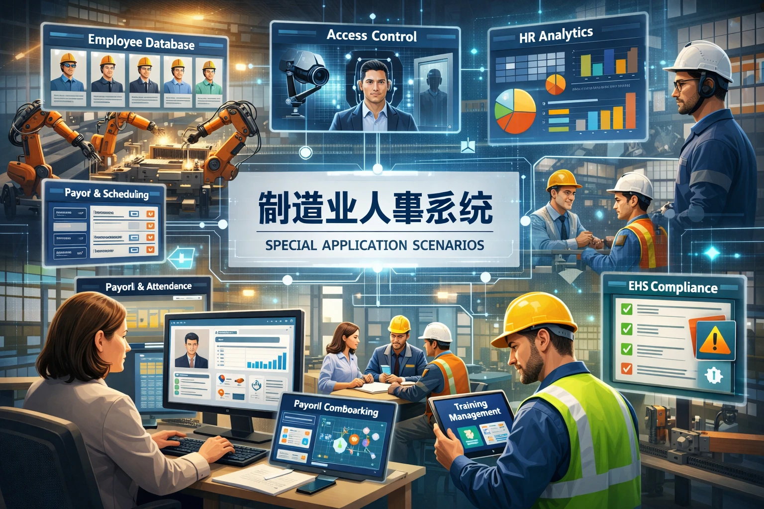 制造业人事系统的特殊应用场景