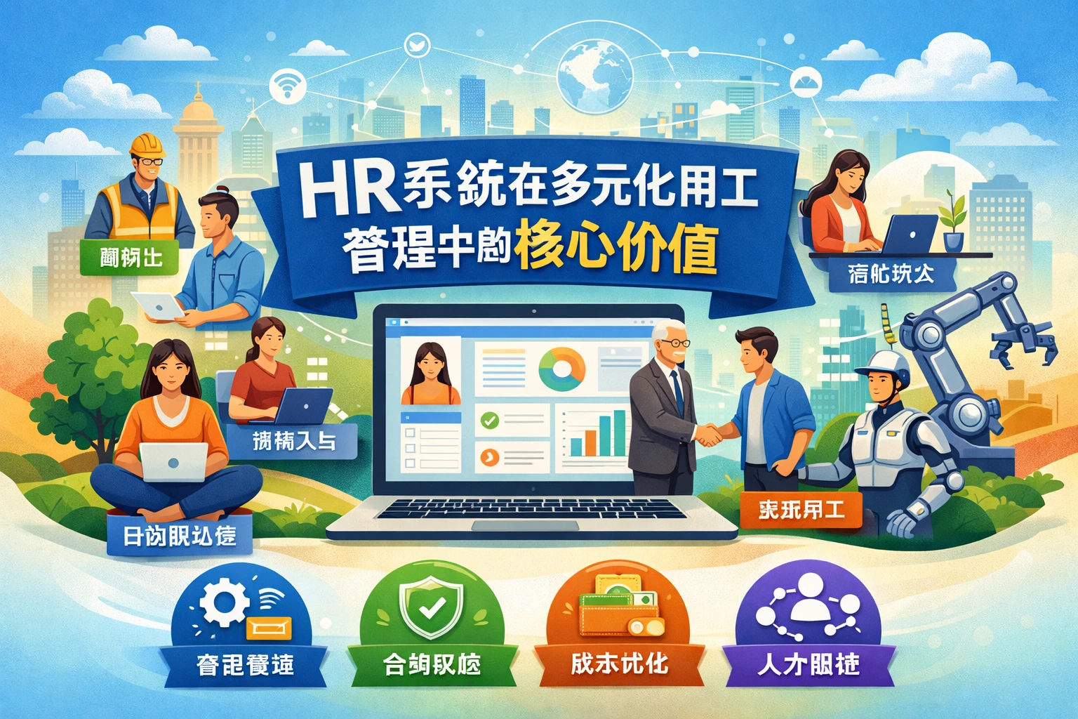 HR系统在多元化用工管理中的核心价值