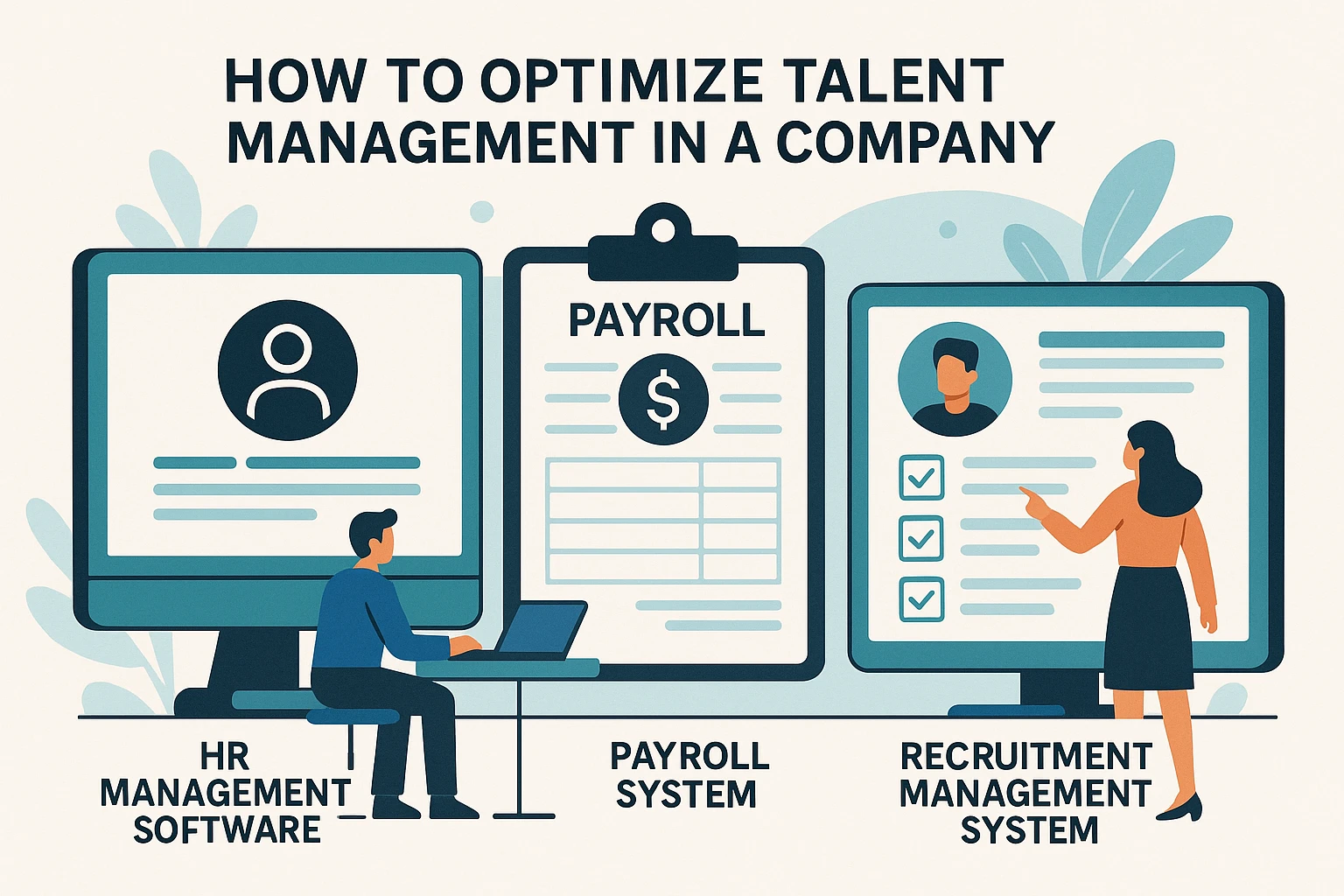 如何通过HR管理软件、薪资核算系统和招聘管理系统优化企业人才管理
