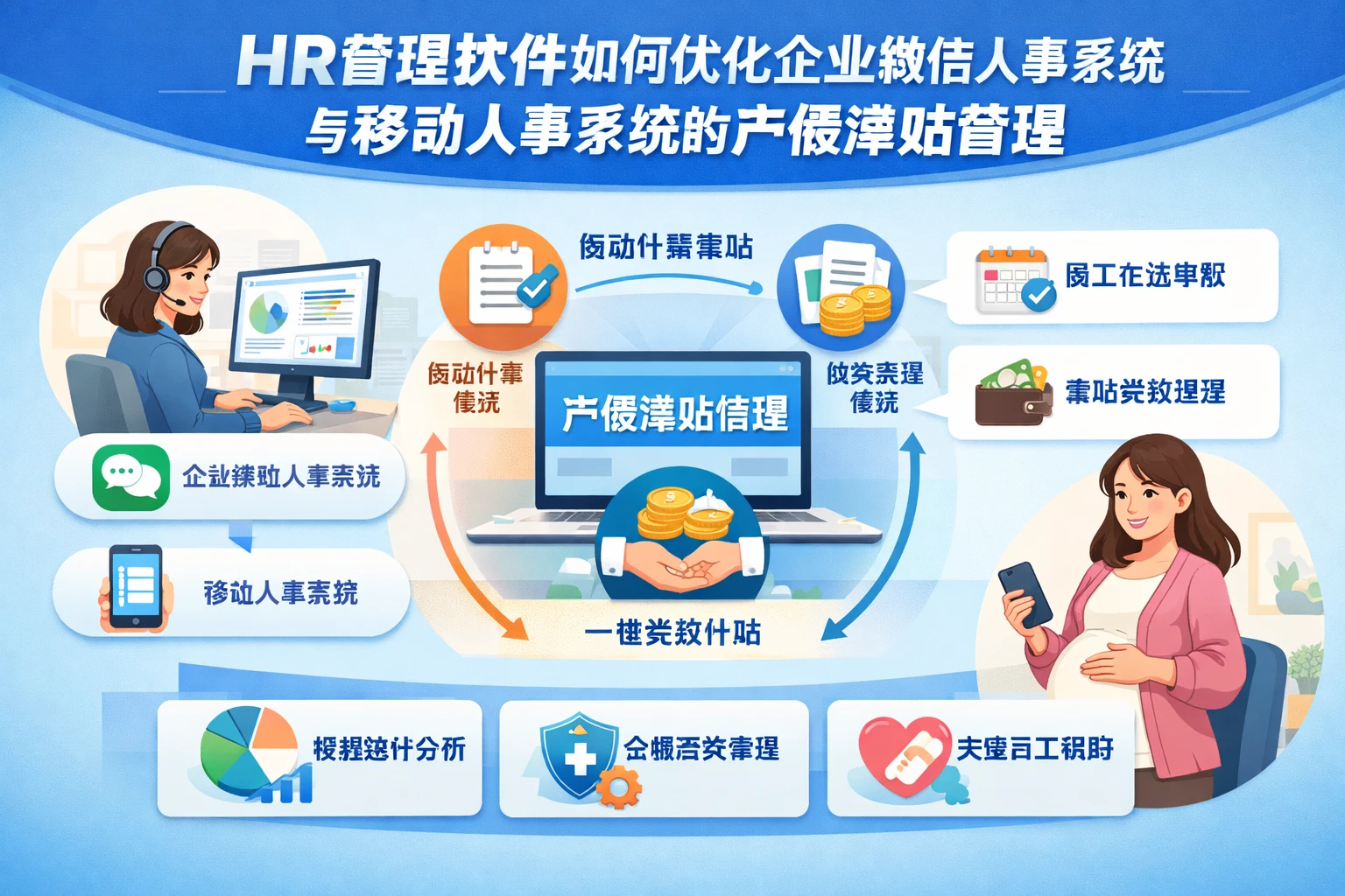 HR管理软件如何优化企业微信人事系统与移动人事系统的产假津贴管理