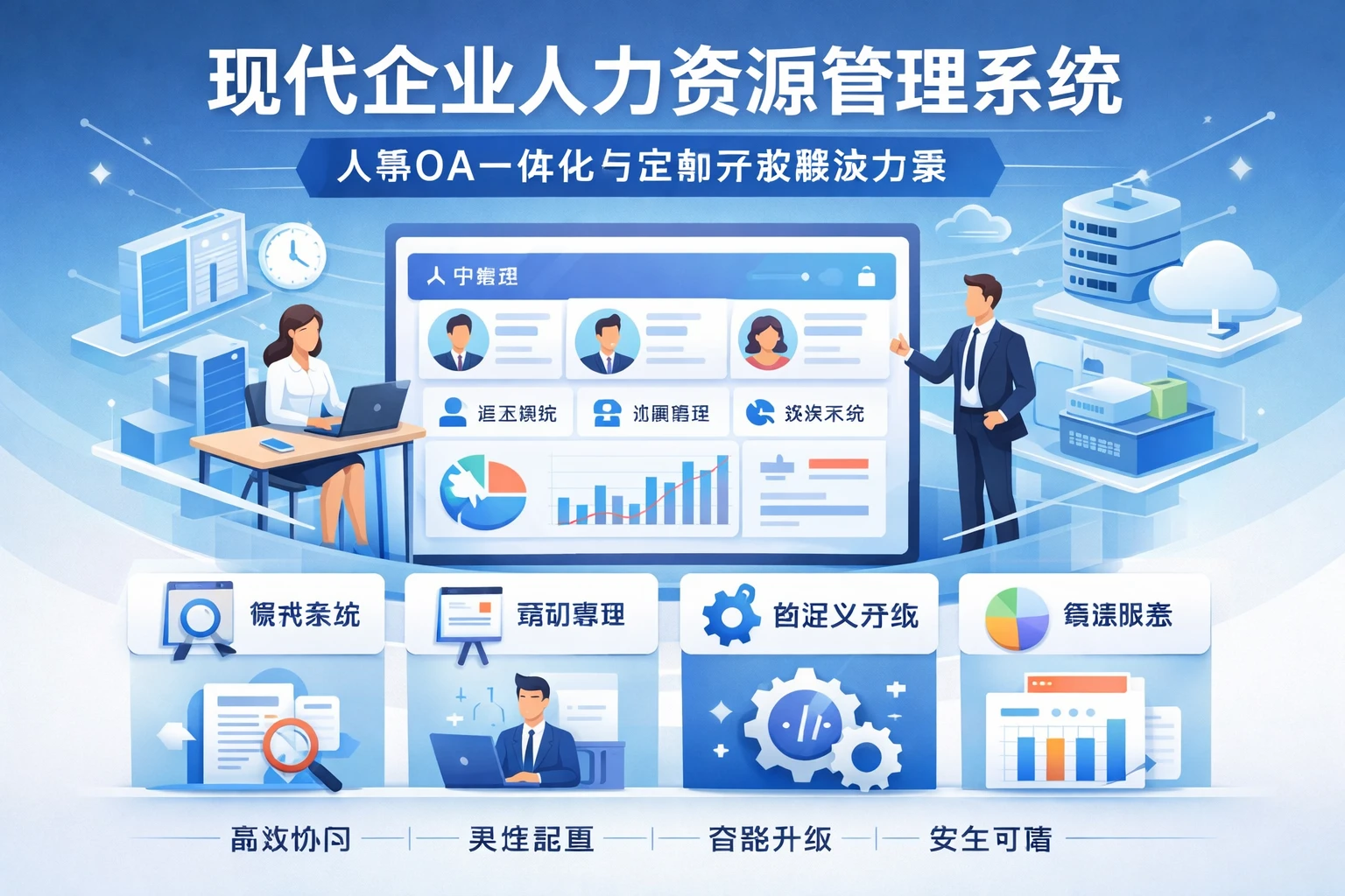 现代企业人力资源管理系统：人事OA一体化与定制开发解决方案