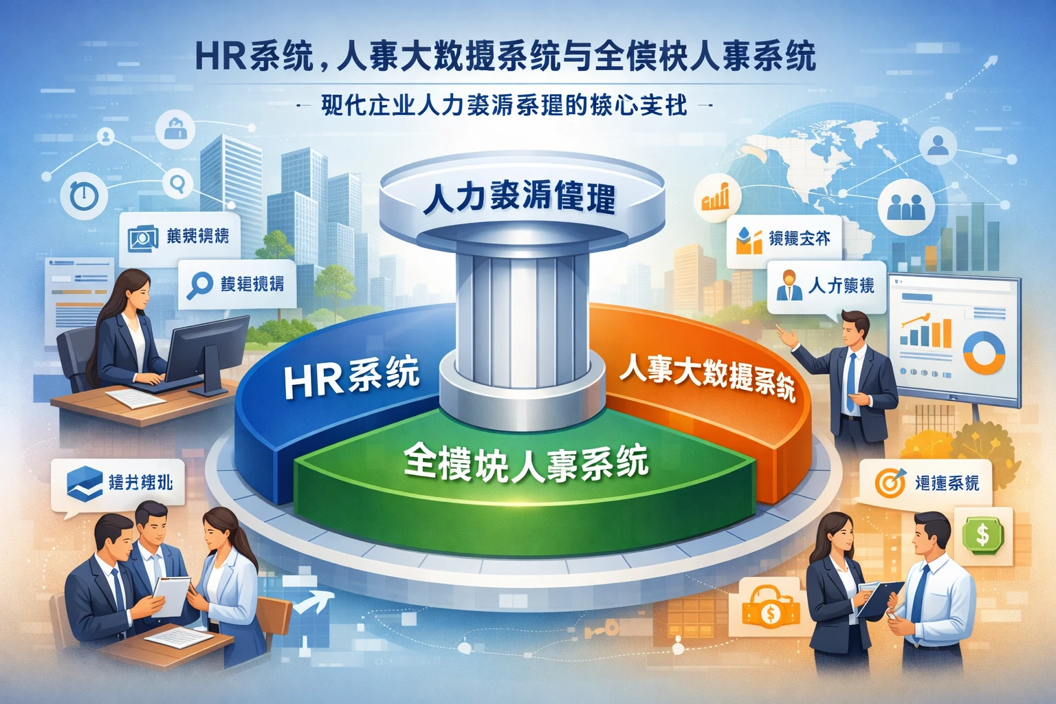 HR系统、人事大数据系统与全模块人事系统：现代企业人力资源管理的核心支柱