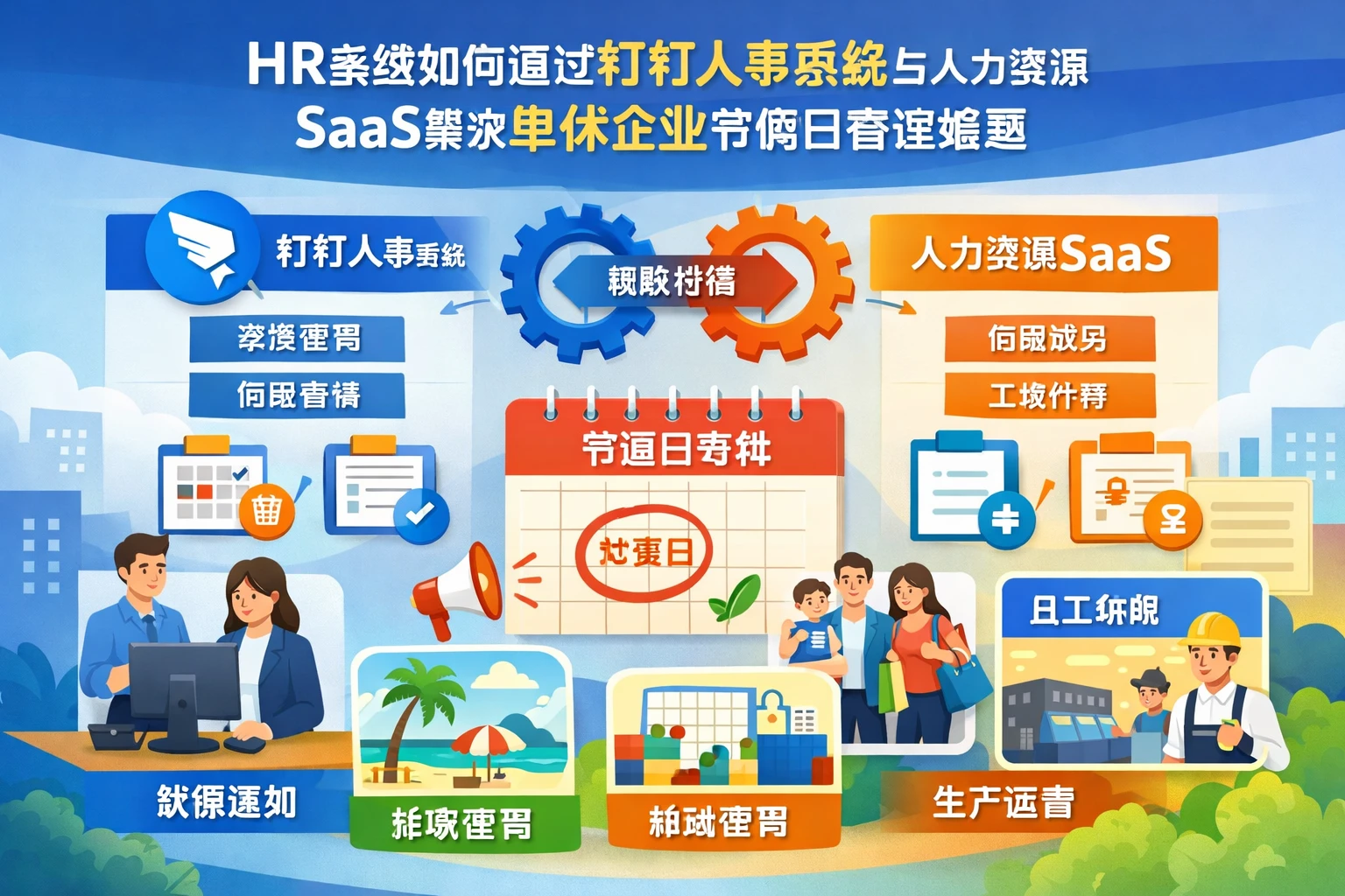 HR系统如何通过钉钉人事系统与人力资源SaaS解决单休企业节假日管理难题