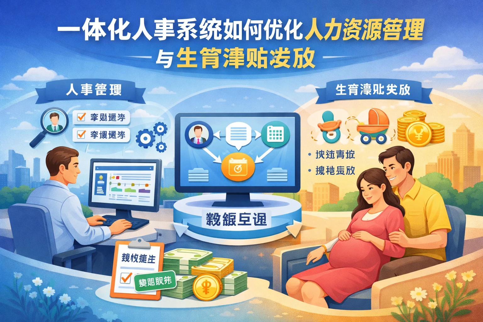 一体化人事系统如何优化人力资源管理与生育津贴发放
