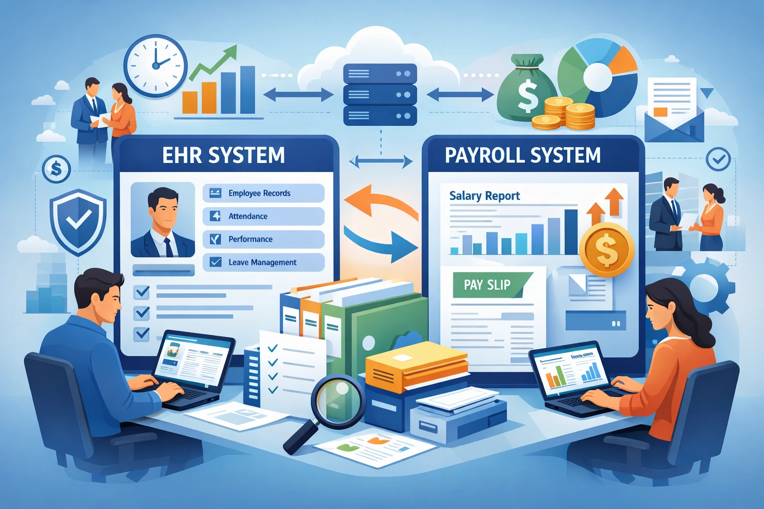 高效ehr系统与薪酬管理系统：从人事系统案例看员工记录管理难题的解决之道