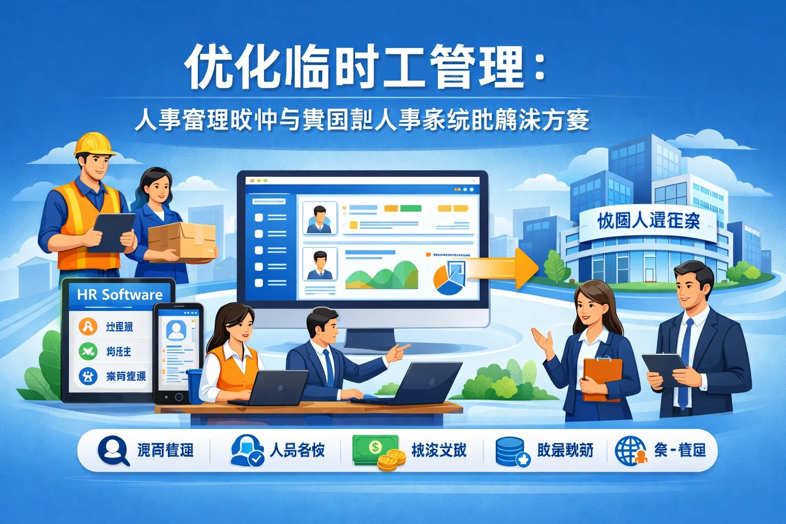 优化临时工管理：人事管理软件与集团型人事系统的解决方案