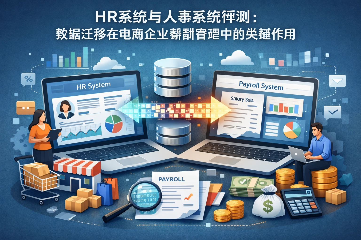 HR系统与人事系统评测：数据迁移在电商企业薪酬管理中的关键作用