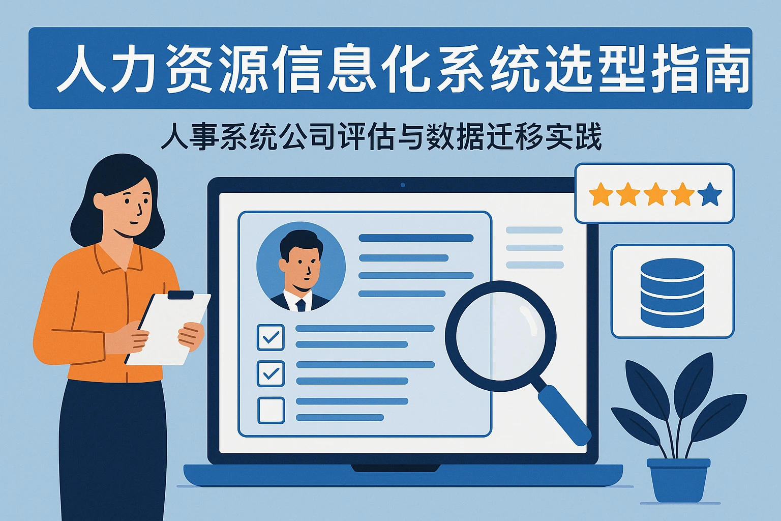 人力资源信息化系统选型指南:人事系统公司评估与数据迁移实践