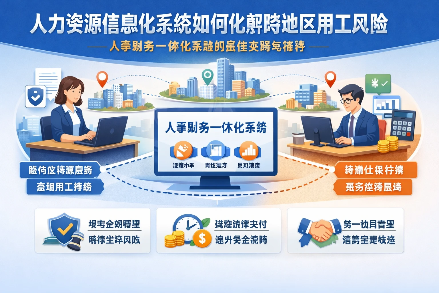 人力资源信息化系统如何化解跨地区用工风险：人事财务一体化系统的最佳实践与推荐