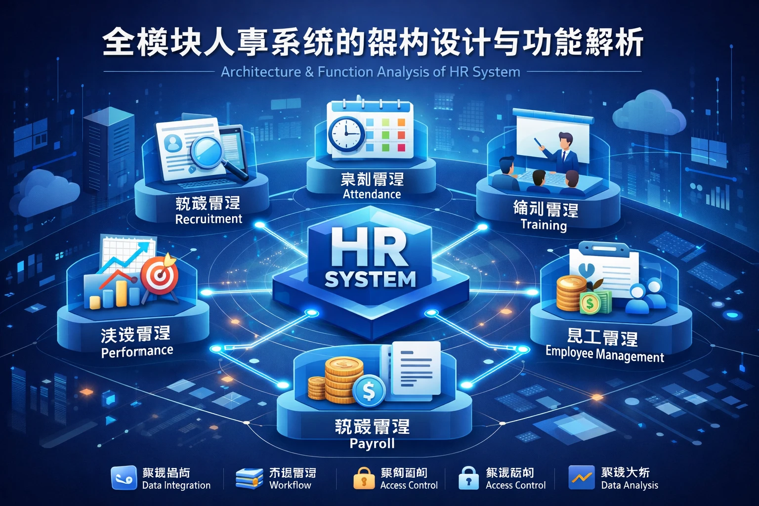 全模块人事系统的架构设计与功能解析