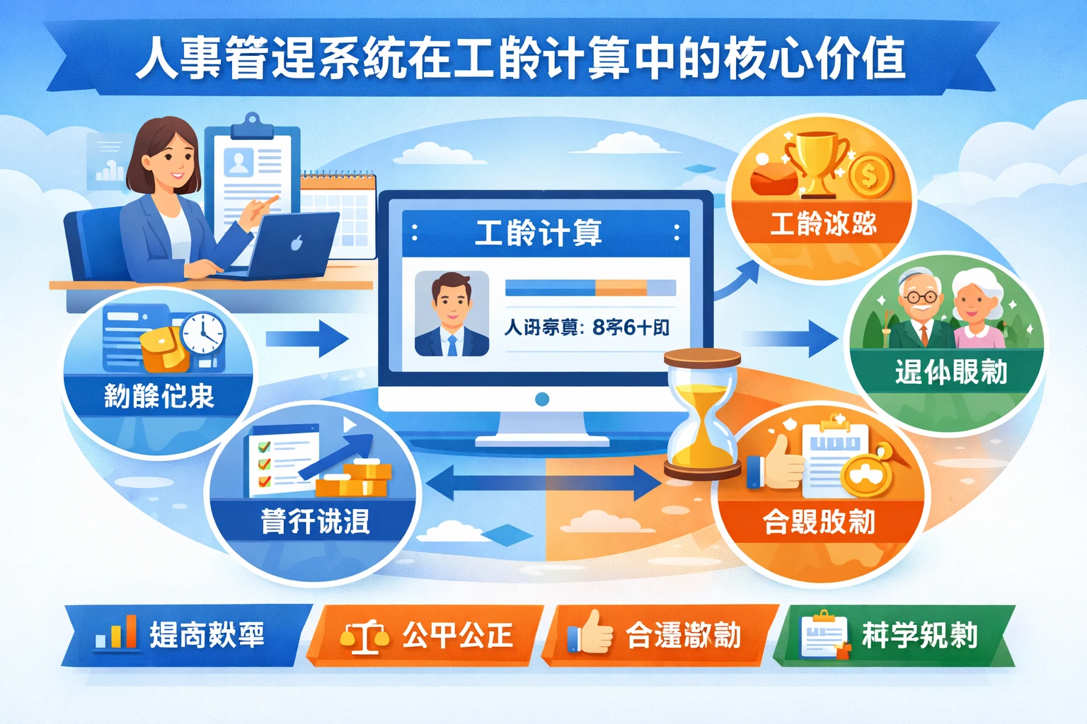 人事管理系统在工龄计算中的核心价值