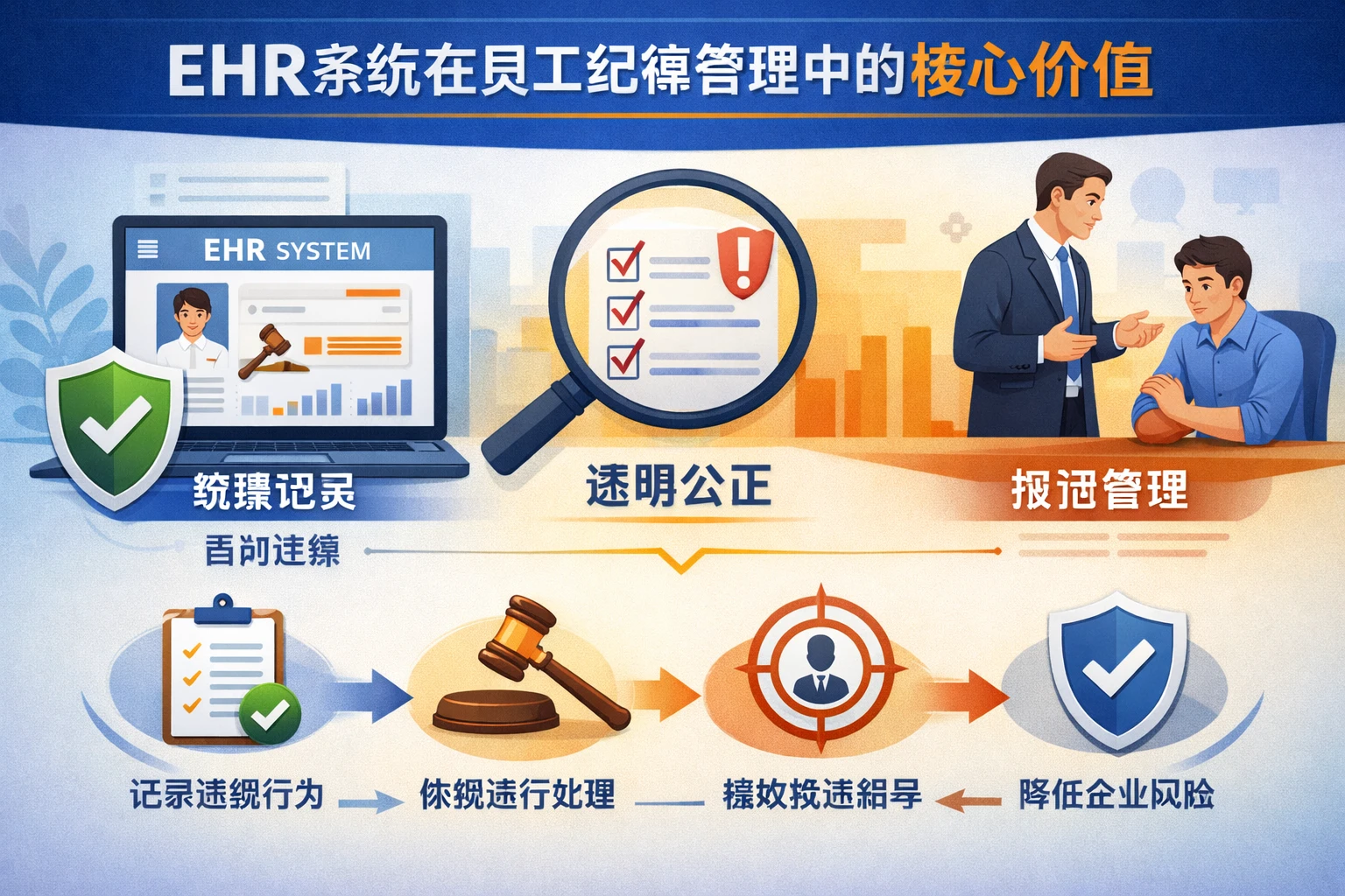 EHR系统在员工纪律管理中的核心价值
