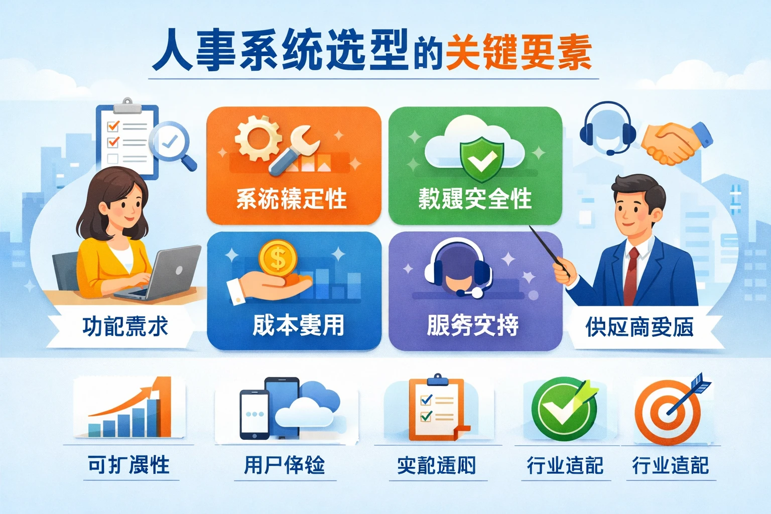 人事系统选型的关键要素