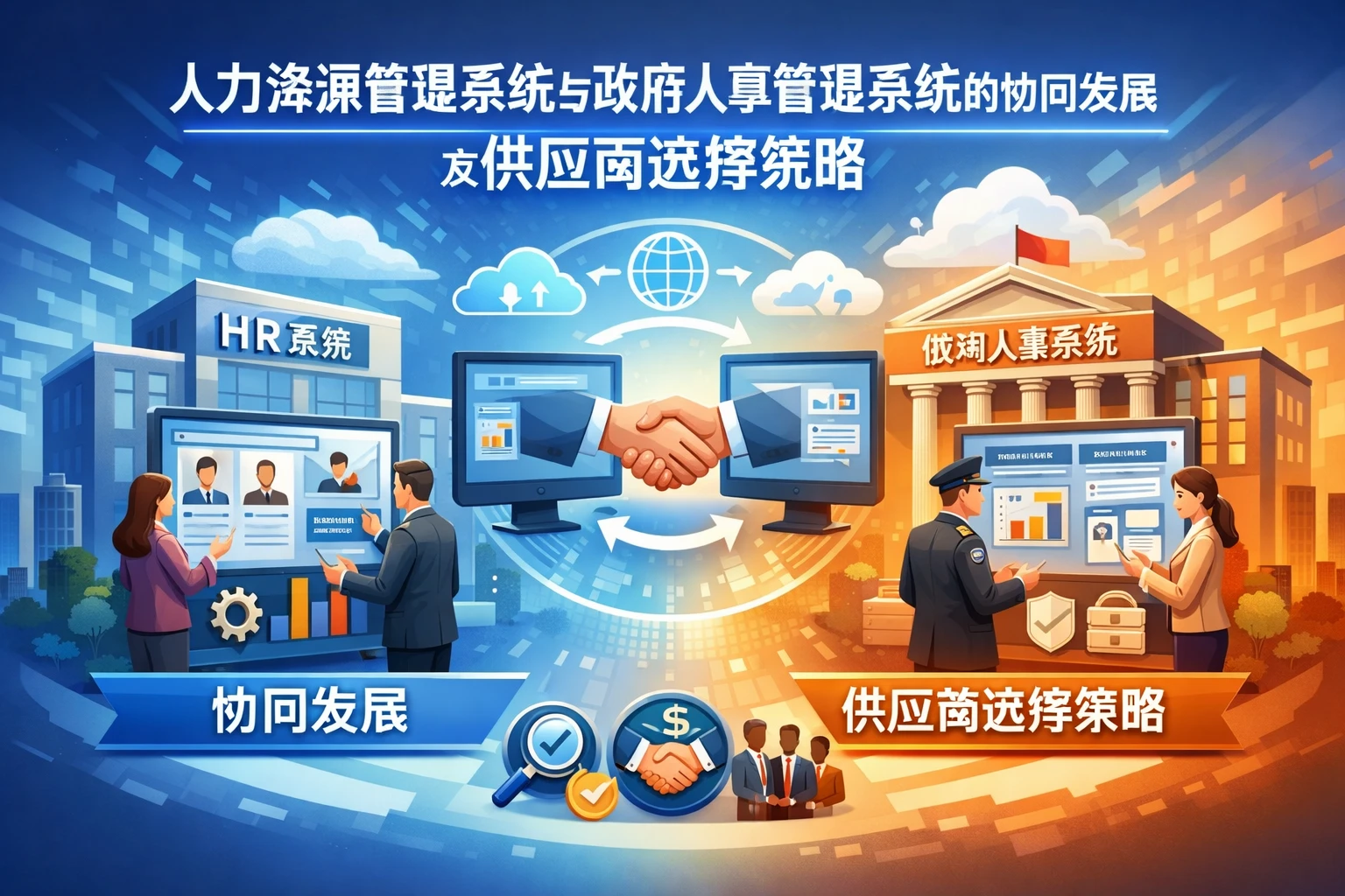 人力资源管理系统与政府人事管理系统的协同发展及供应商选择策略